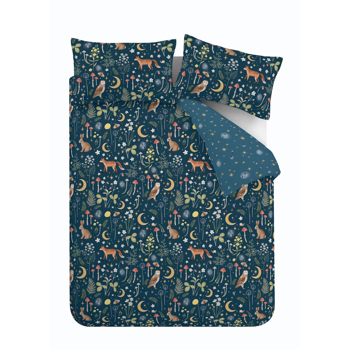 Catherine Lansfield Seersucker Set Copripiumino Matrimoniale | Biancheria Da Letto In Cotone E Poliestere Con Effetto Crespo