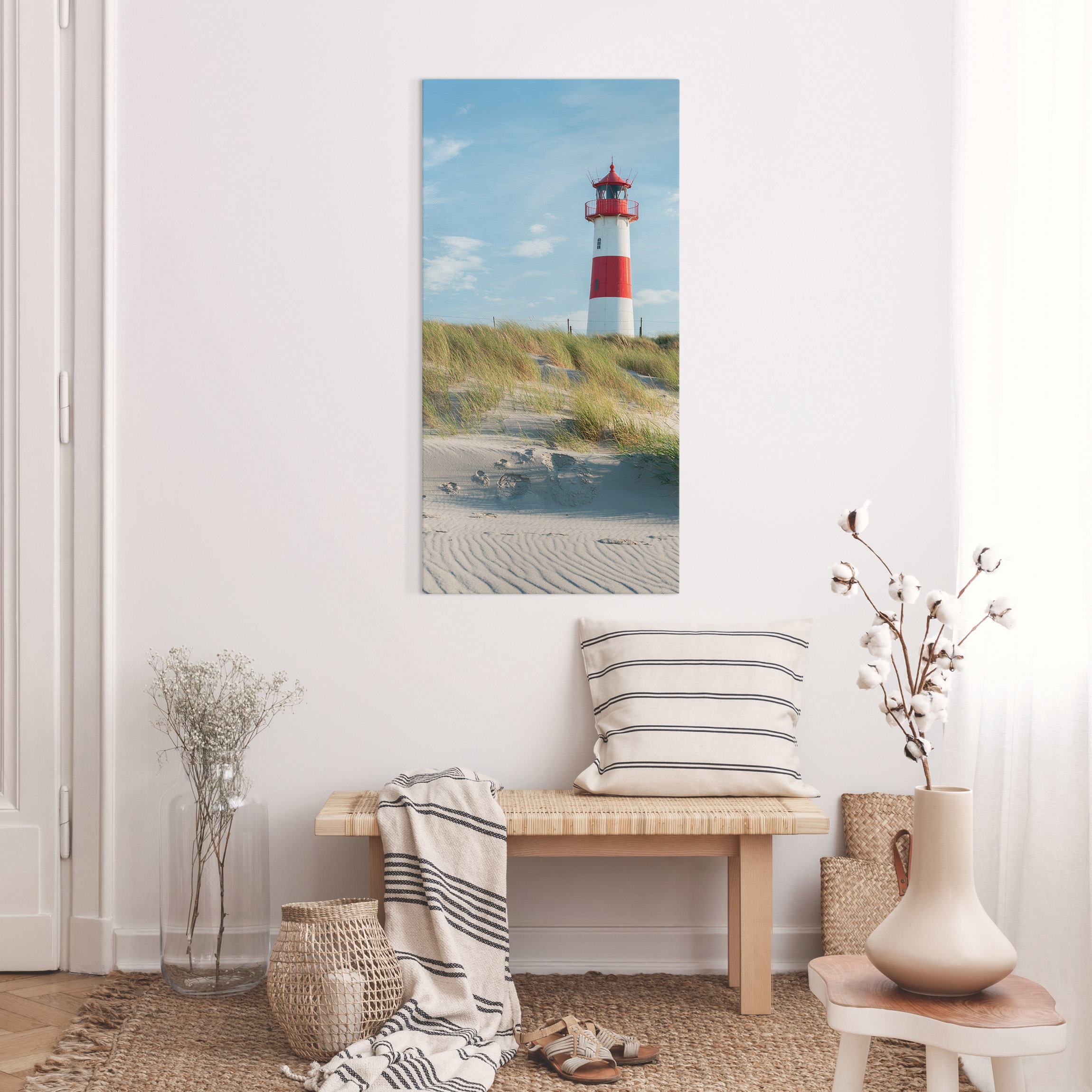 Impression sur Toile 50x70cm Tableaux Image Photo Bohème Dune Plage