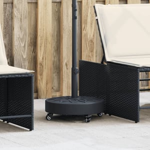 ECD Germany Base per Ombrellone 4 Pezzi Riempibile con 90 litri Acqua o