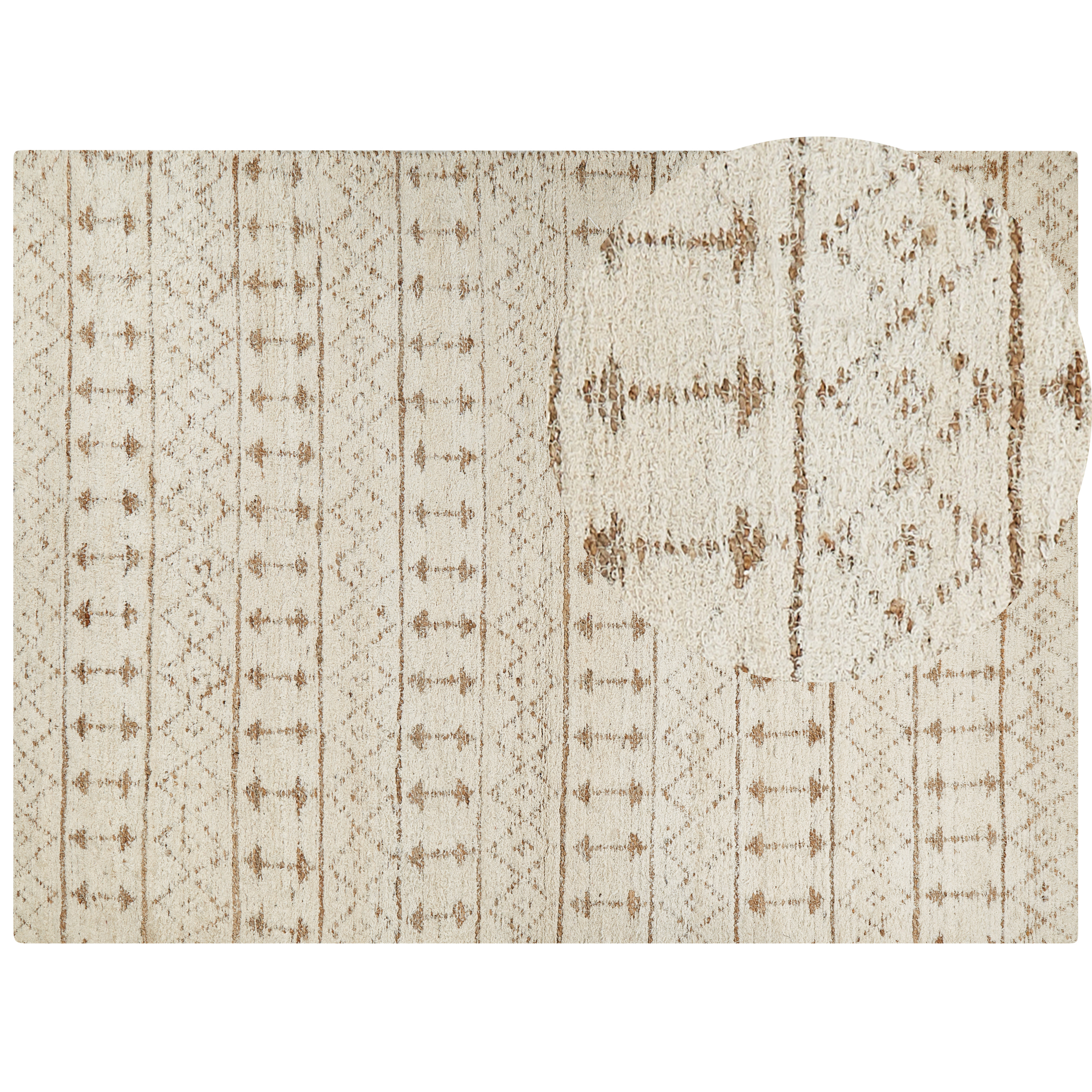 Tapis SANAO Beige 300 x 400 cm | Leroy Merlin