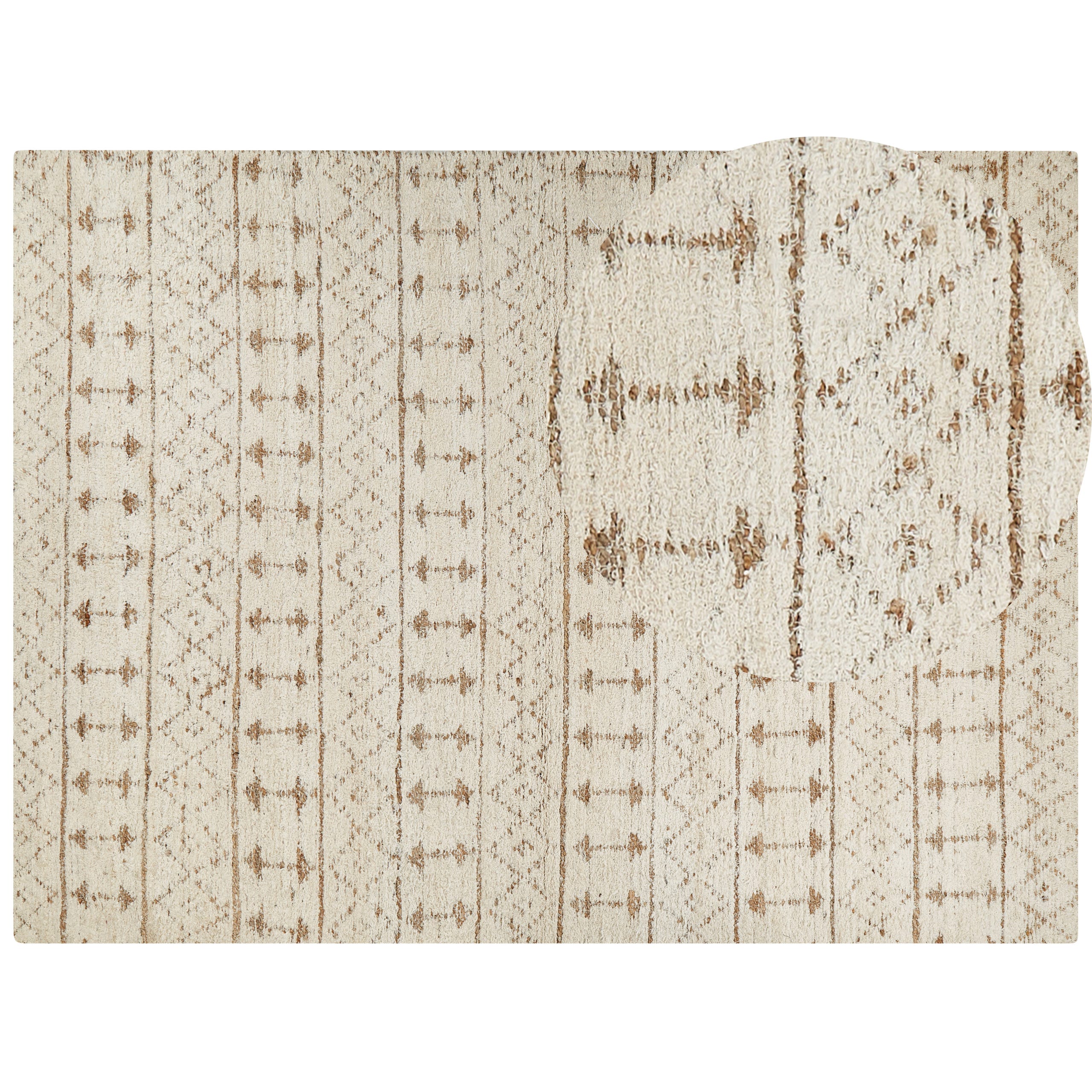 Tapis SANAO Beige 300 x 400 cm | Leroy Merlin
