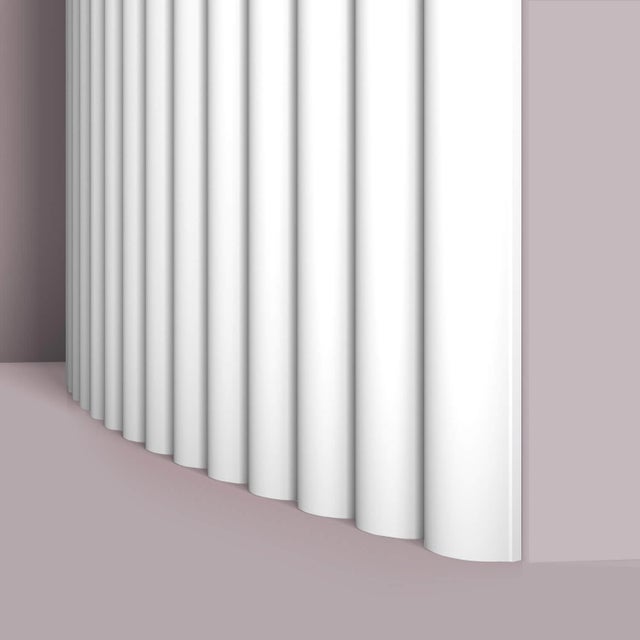 3d panneau mural NMC ARSTYL CANELÉ XL FLEX Noel Marquet flexible Lambris mural Panneau acoustique Moulure flexible 2 m