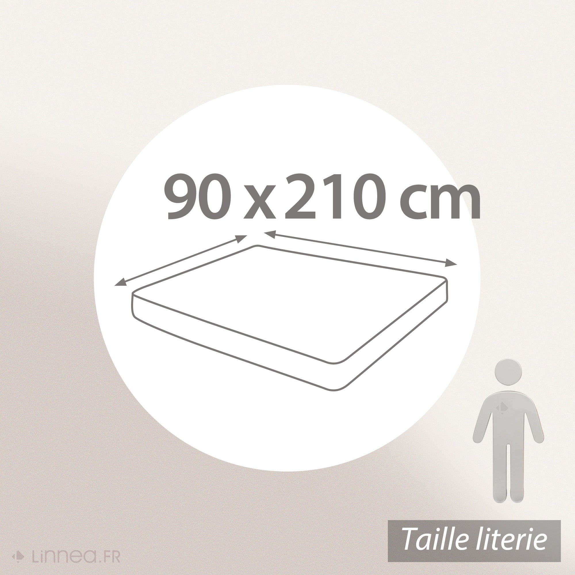 Drap housse uni 90x210 cm bonnet 40 cm coton ALTO Blanc - 5