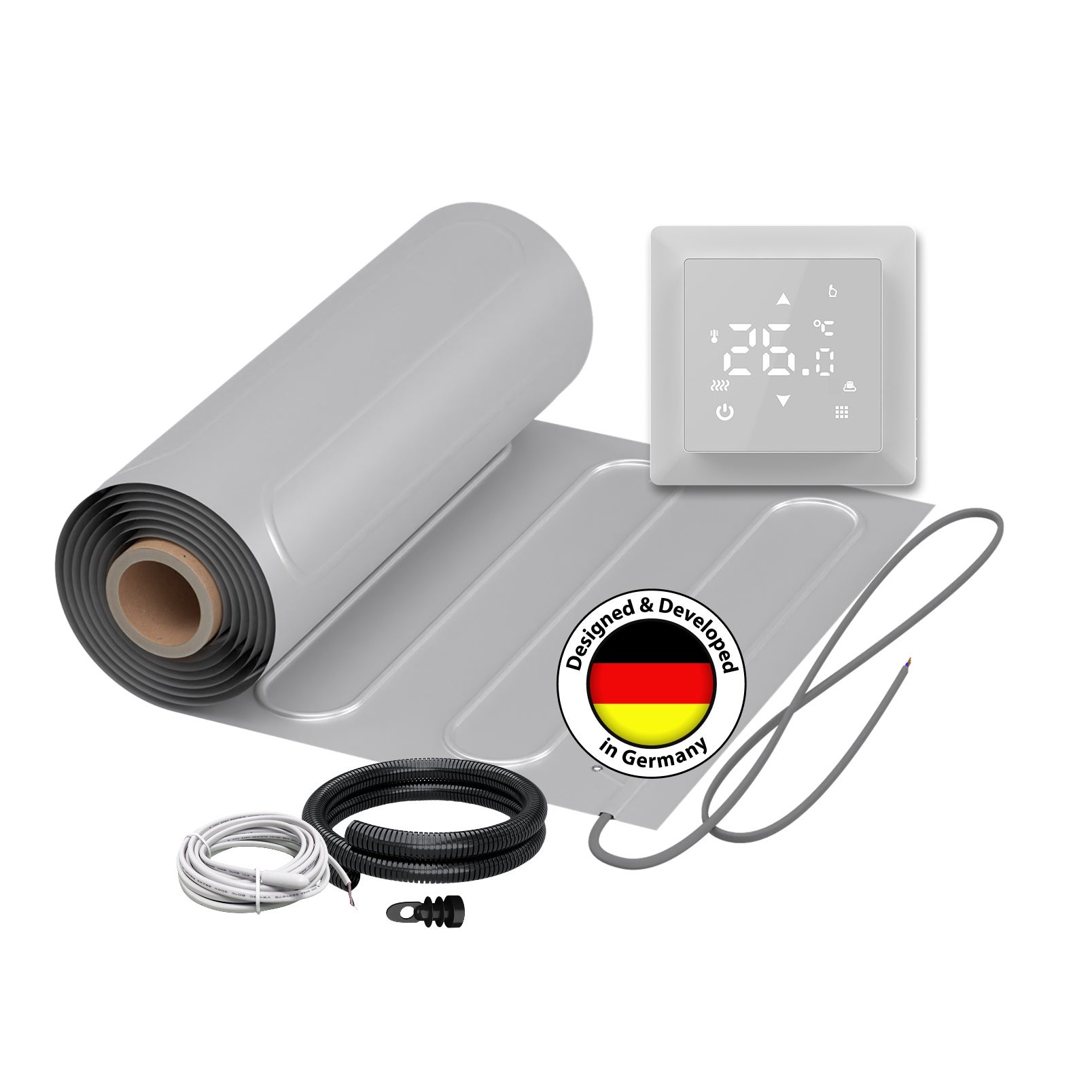 Film Chauffant Infrarouge Mi-Heat 48V 584W/m² – Chauffage Mural/plafond – Neuf