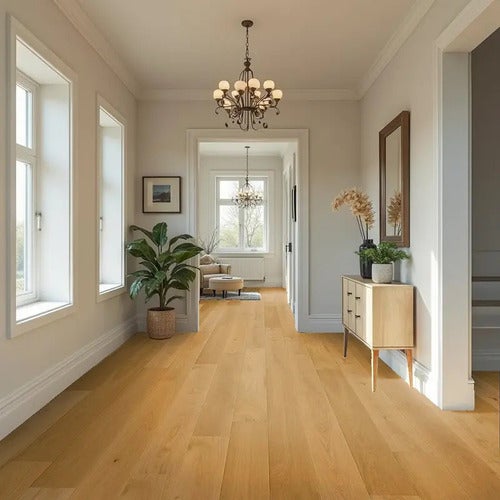 ARQUISERVI®【Piso Vinílico SPC 6mmL】Tábua Longa Linha Forte | Click Rápido | +Qualidade, +Estética | Carvalho Bordo Japonês