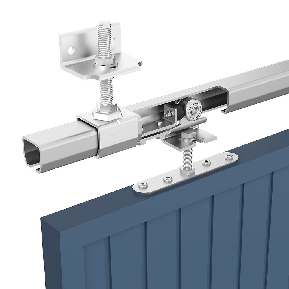 Système coulissant SLID'UP 2000 pour 1 porte extérieure 60 mm max - rail 1,95 m acier galvanisé - 140 kg - 4