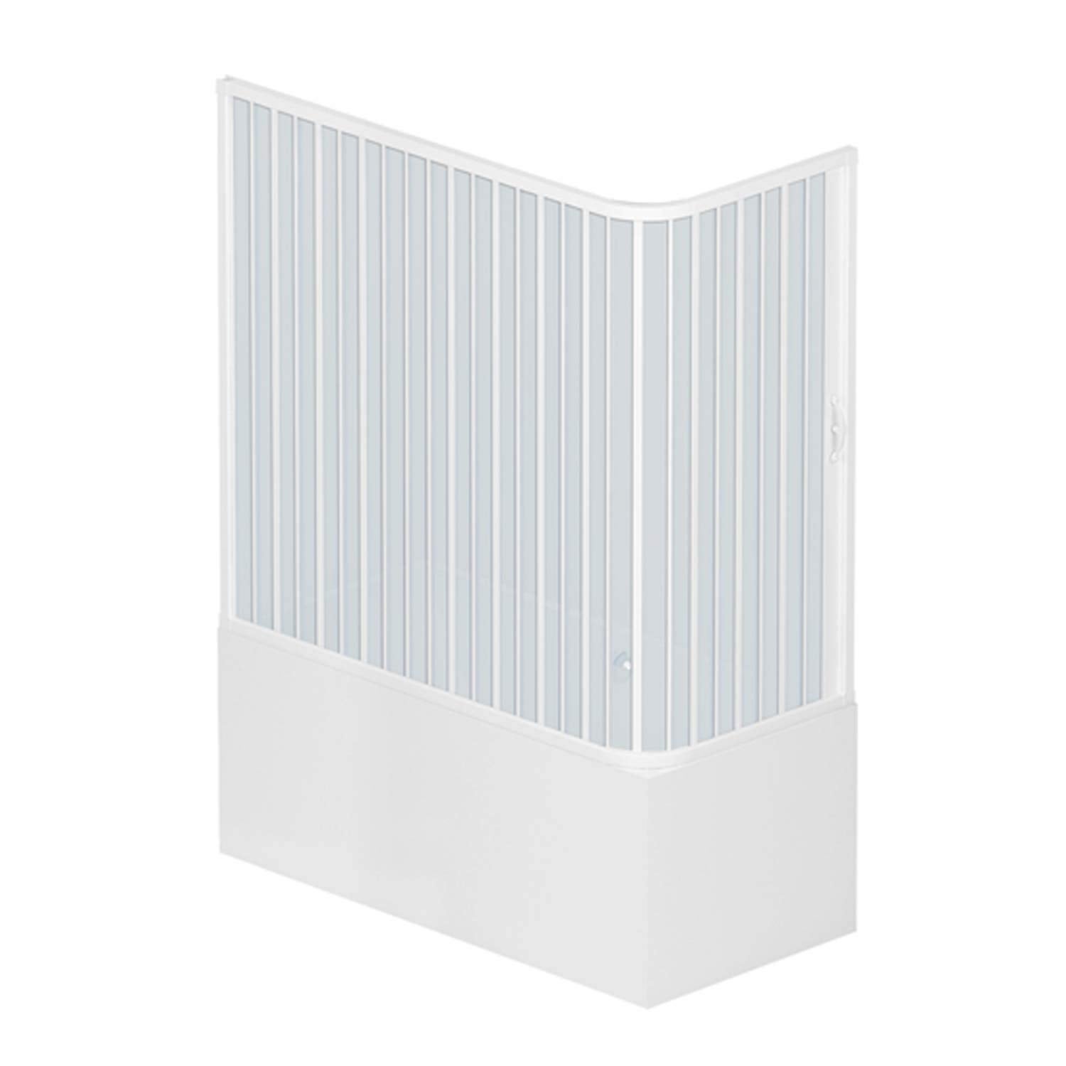 Pare baignoire douche en Plastique PVC mod. Nadia 70x160 cm avec ouverture latérale - 7