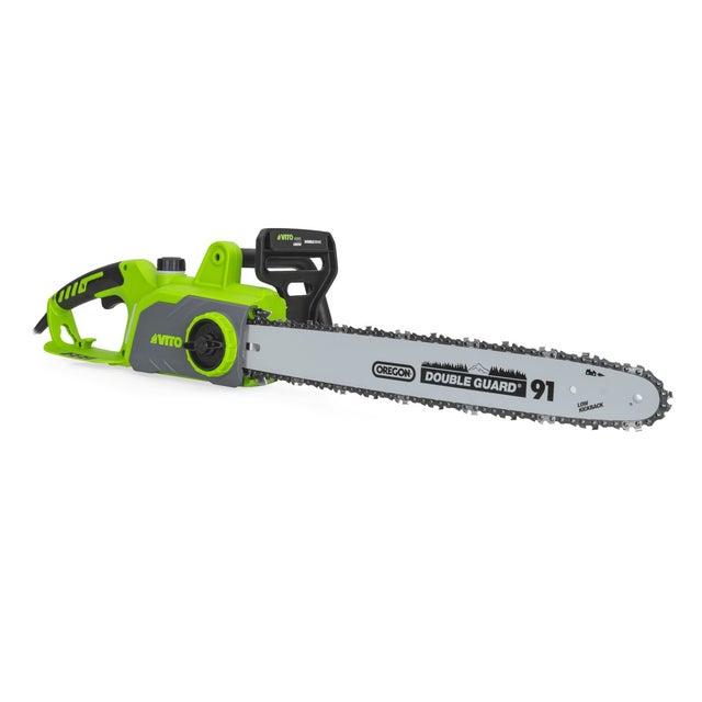 Motosega 1800W GUIDE OREGON 405mm lama VITOGARDEN Regolazione automatica del freno e della tensione della catena