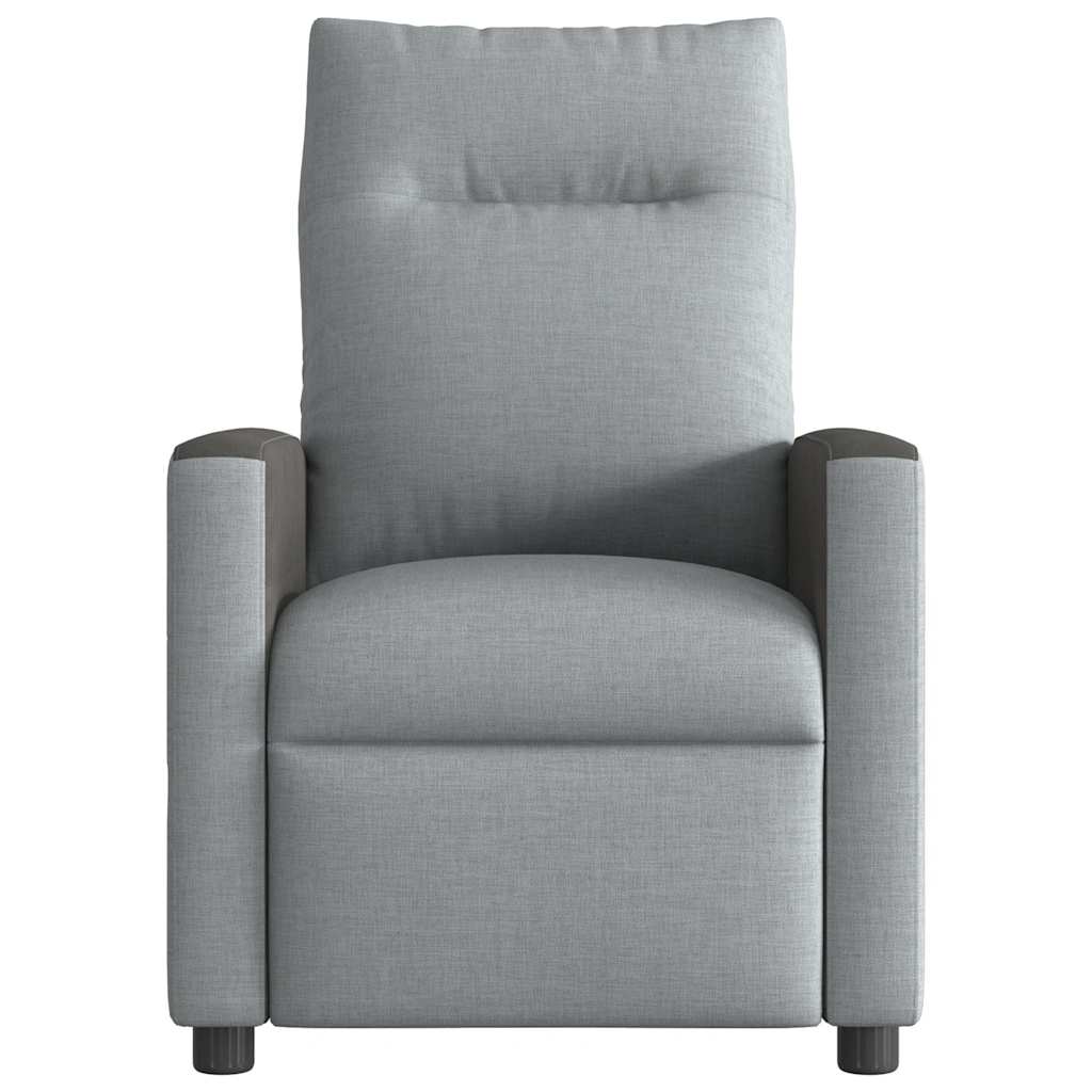 Fauteuil de télévision | Fauteuil inclinable électrique Gris clair Tissu CFW91455 - 5