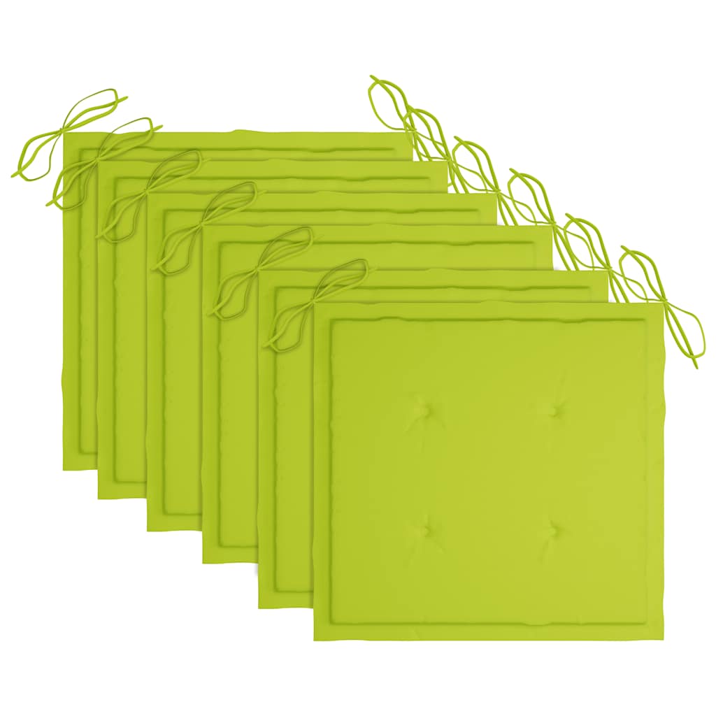 Chaise de jardin avec coussin Maison Exclusive en bois Vert - 9