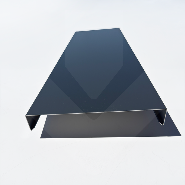 COUVERTINE/COUVRE-MUR - ALUMINIUM PRÉLAQUÉ 15/10 - GAMME 320-XL - RAL 7016 SATINE - GRIS ANTHRACITE, Longueur 3000 mm
