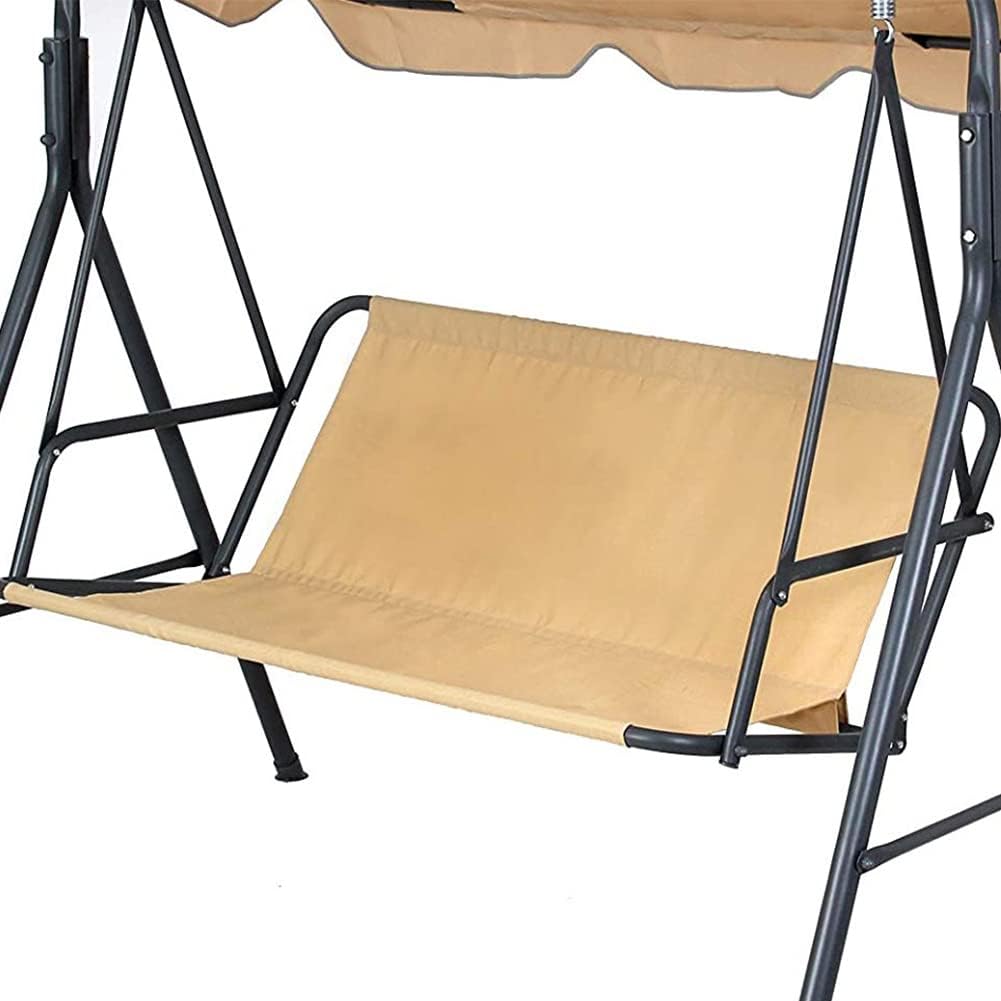 Housse De Siège De Jardin Pour Balançoire 3 Places - Tissu Polyester Gris, Neuve