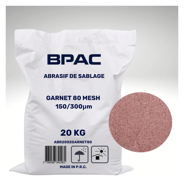 Abrasif Garnet 80 MESH BPAC pour sableuse - SAC 20 KG