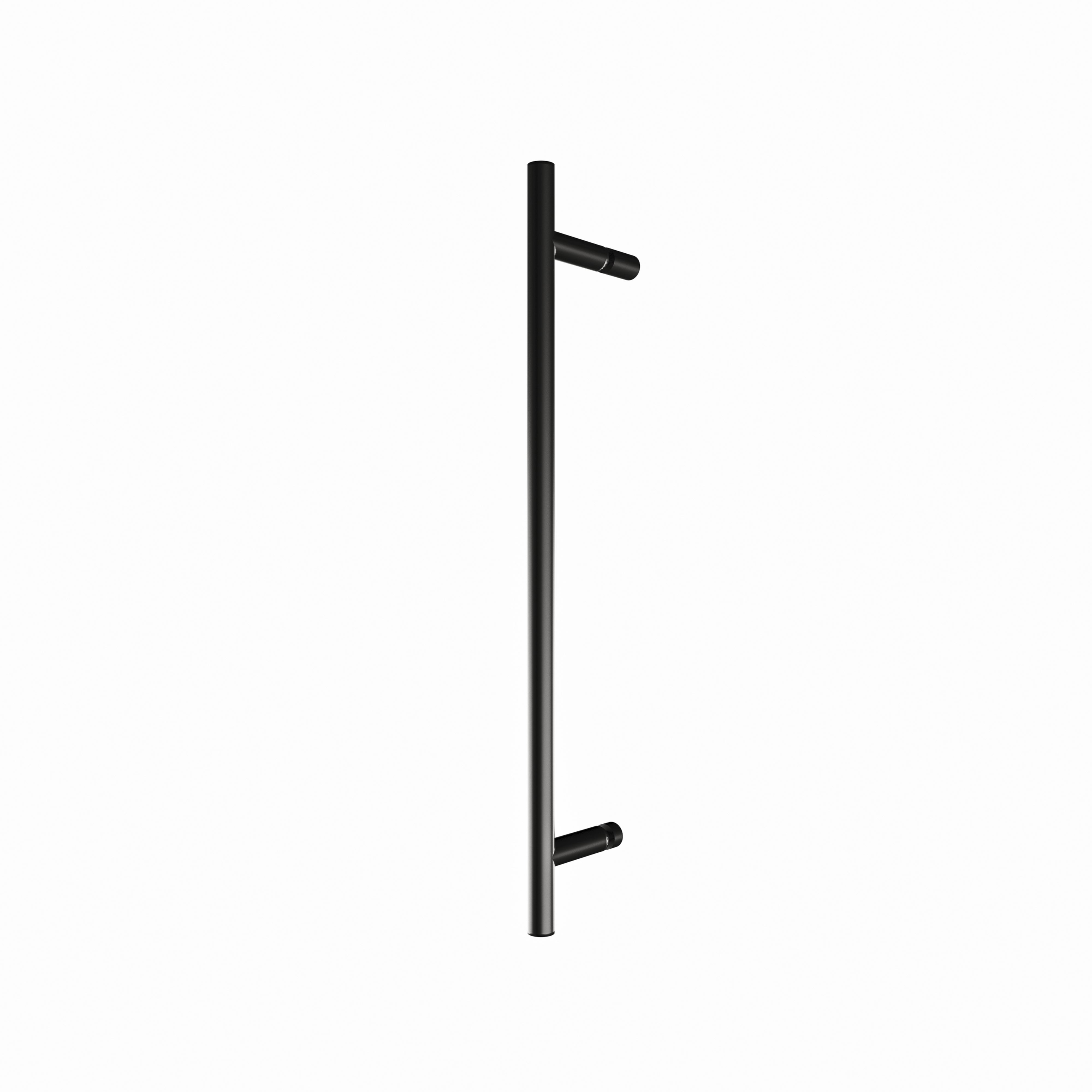 Schulte porte de douche pivotante, 80x192 cm, réversible, verre 5 mm, anticalcaire, transparent, style atelier industriel, profilé noir - 2