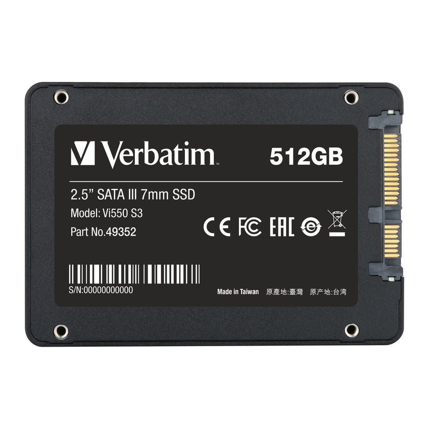 SSD SATA III Verbatim Vi550 S3 SSD 512GB - 3
