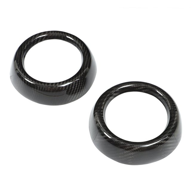 Garniture décorative de couvercle de ventilation de tableau de bord en fibre de carbone pour Cooper F55 F56 F57 2014-2021