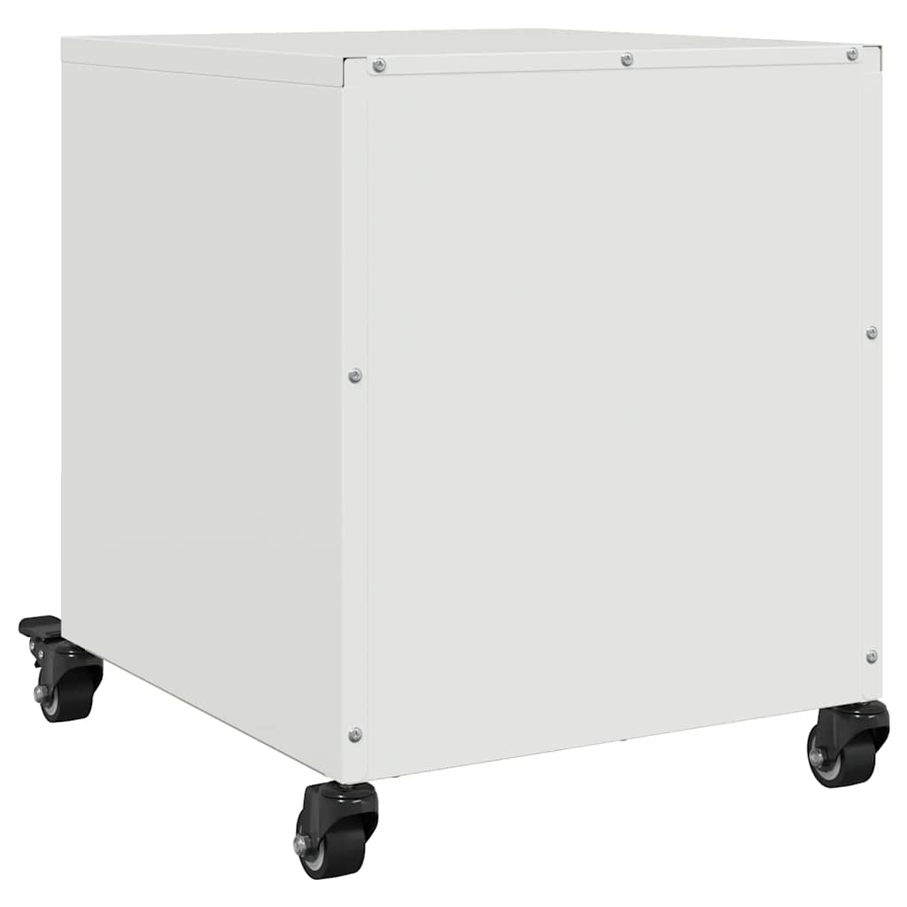 Comodini 2 pz Bianchi 36x39x43,5 cm in Acciaio vidaXL - 7