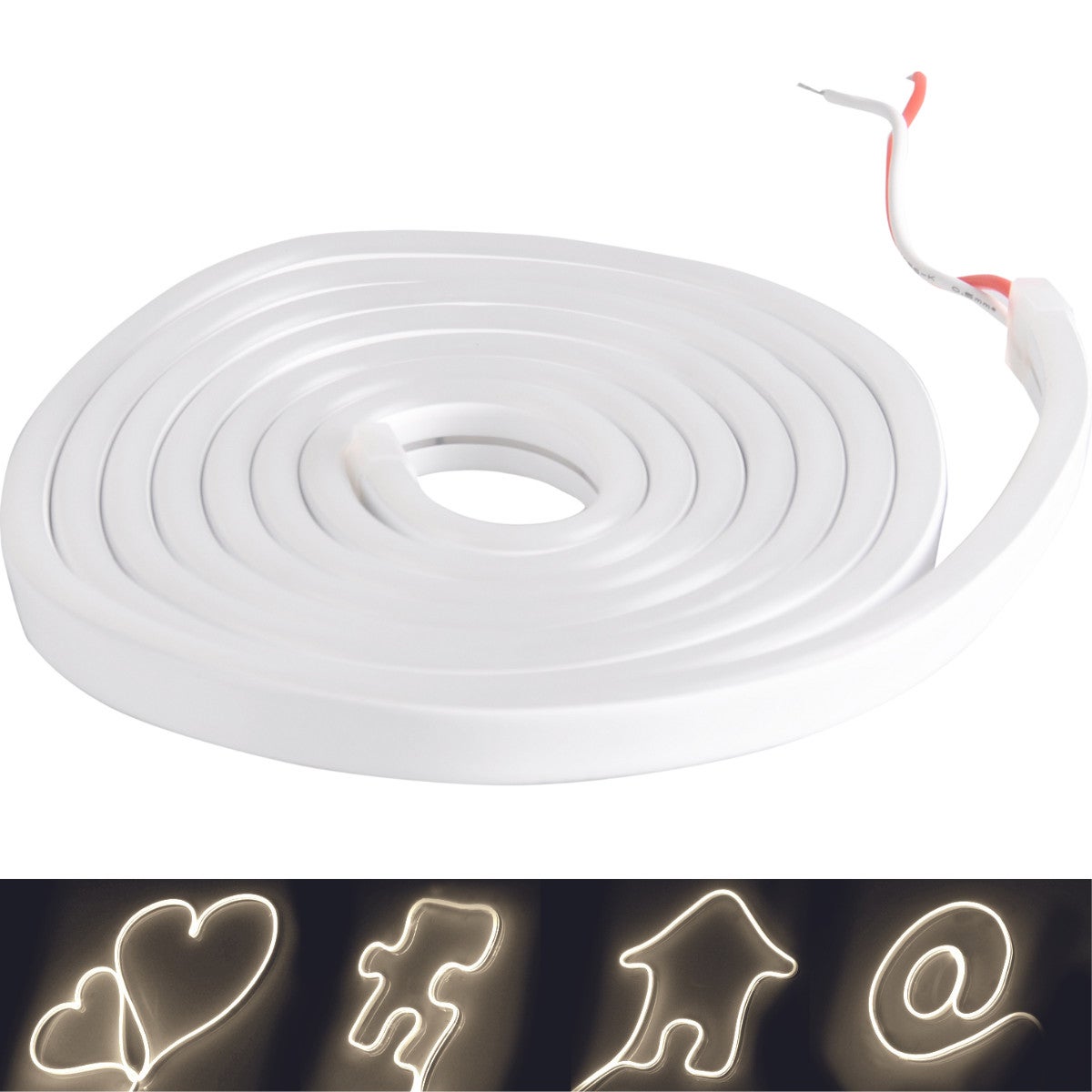 Taśma Led NEON 12V 2m, 4000K 680lm IP65 Polux