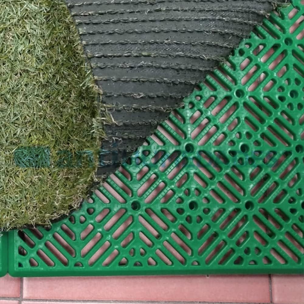 Loseta Autoventilada para Suelos (Verde). Medidas: 30 x 30 x 1,5cm. Colocación en piscinas, duchas de jardín, baños, vestuarios, terrazas - 9