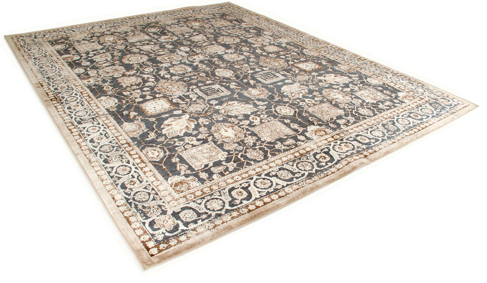 Galleriafarah1970 nueva alfombra moderna con marco mecánico (290x200 cm)