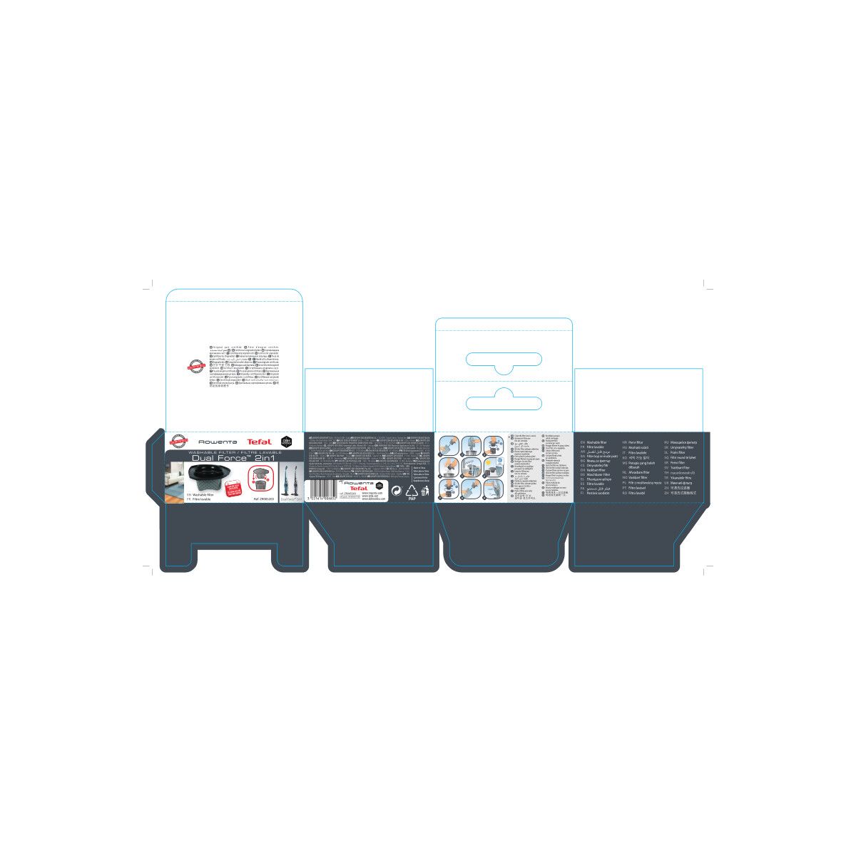 Filtre ROWENTA Filtre Dual Force 2 in 1 - 2