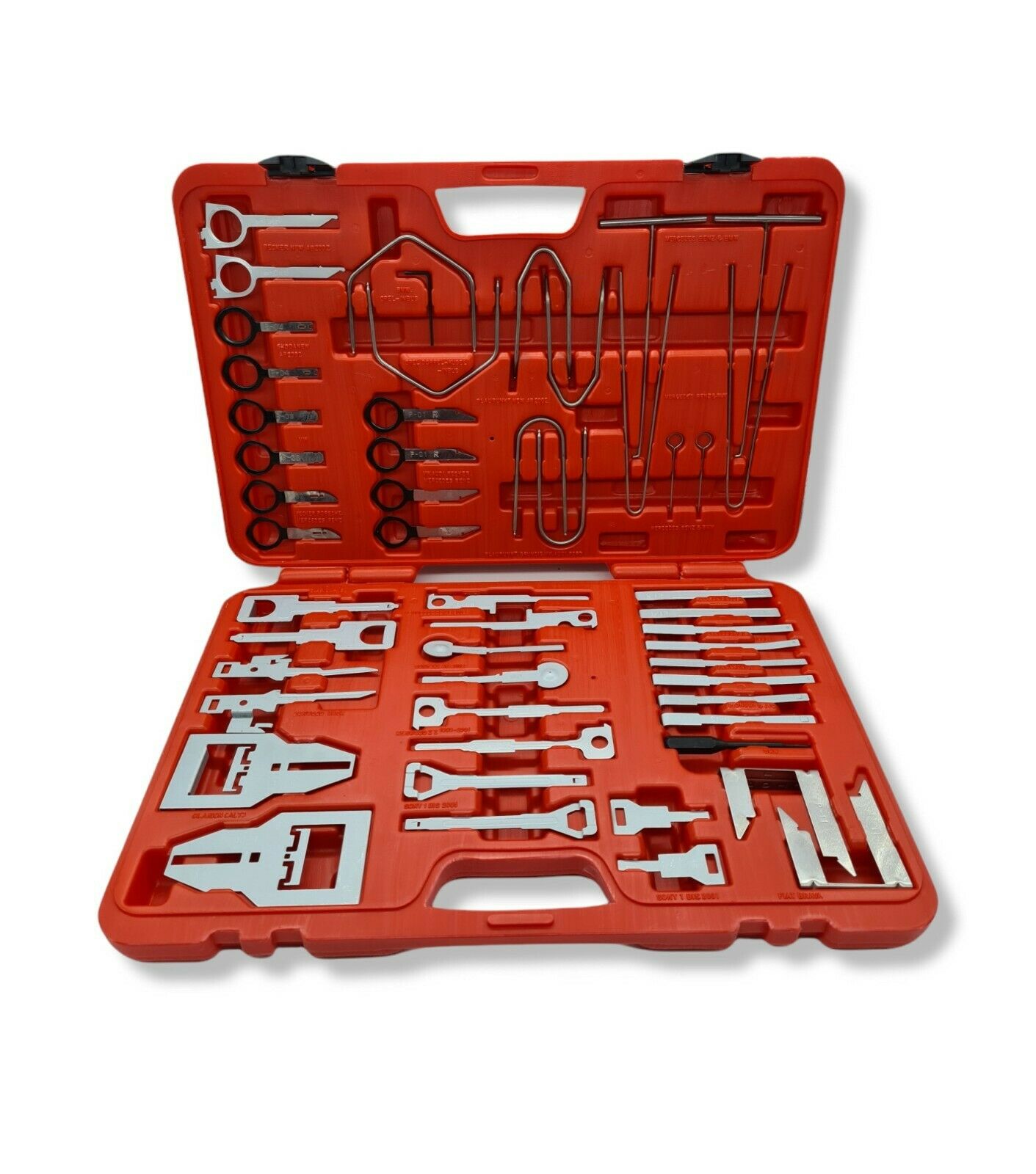 Kit 4 Chiavi Universali Per Rimozione Autoradio – Estrattori Stereo A U E V In Acciaio Inox – Attrezzo Per Smontaggio Auto - 3