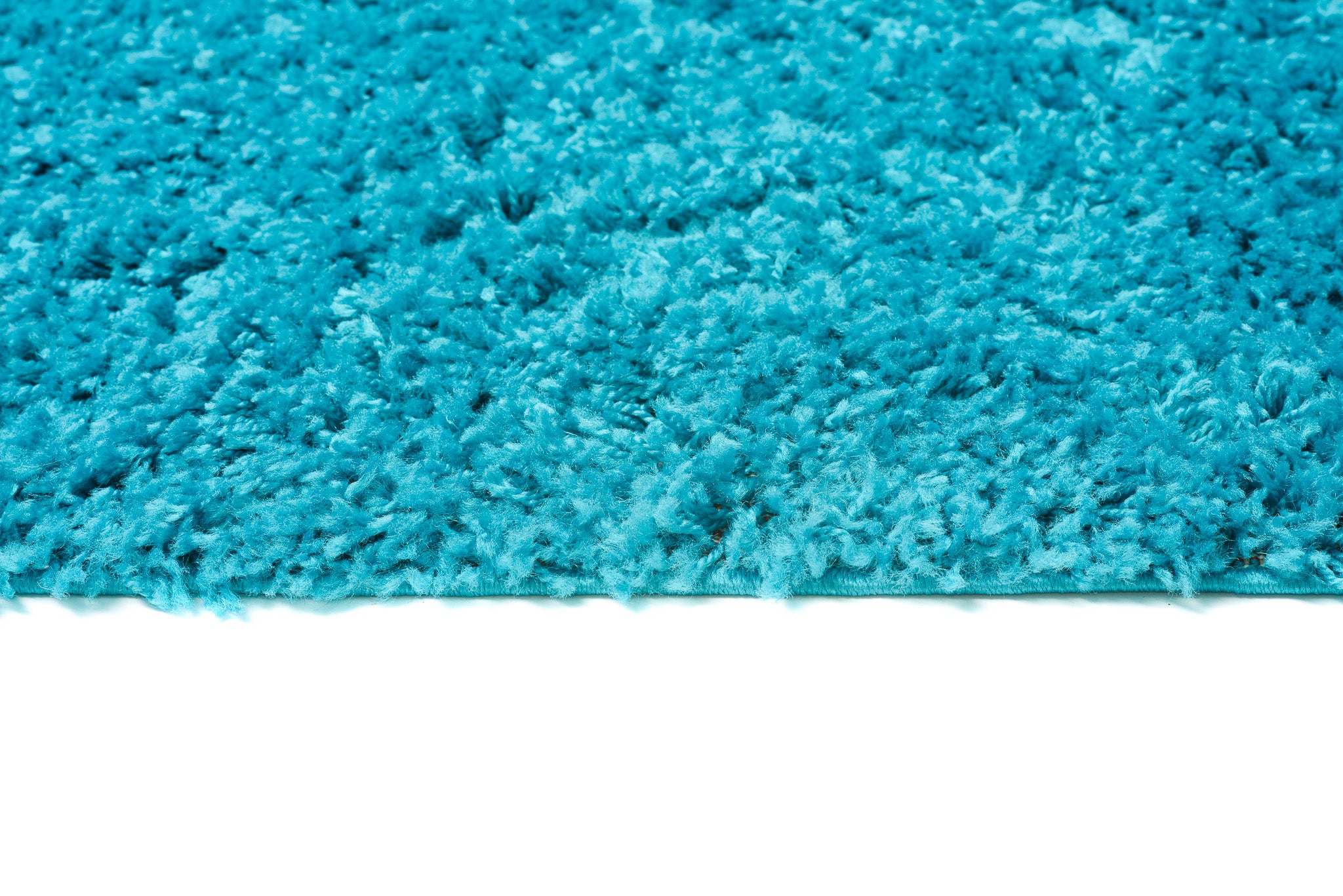 Tapiso Essence Tapis Shaggy Poil Long Moderne Turquoise Uni Salon Chambre Ado Enfant Moelleux Super Doux OEKO-TEX 120 x 170 cm - 5
