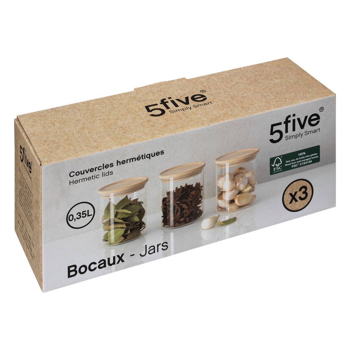 Zestaw 3 pojemników Hermet 350ml - 3