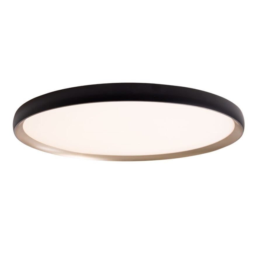 Plafon Vik okrągły czarno-złoty LED 45W 3000K 3690lm wym: 5 x 48 cm IP20 metal Maxlight