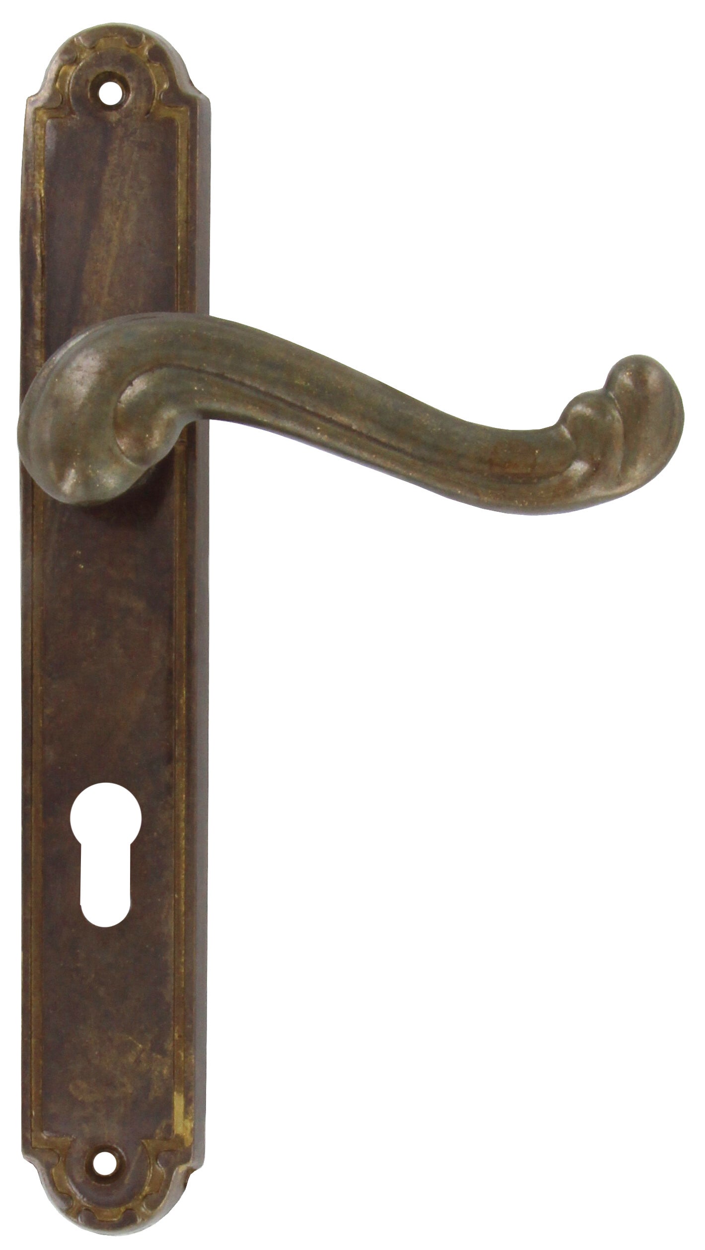 PAIRE DE PLAQUES De Propreté Et Poignees Style Louis XVI Laiton Massif EUR 25,00 - FR