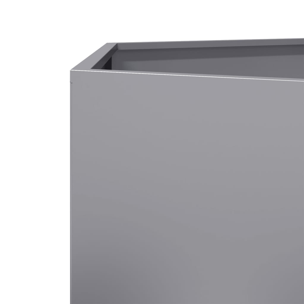Maison Exclusive - Jardinera hexagonal acero inoxidable 46x40x45 cm - 6