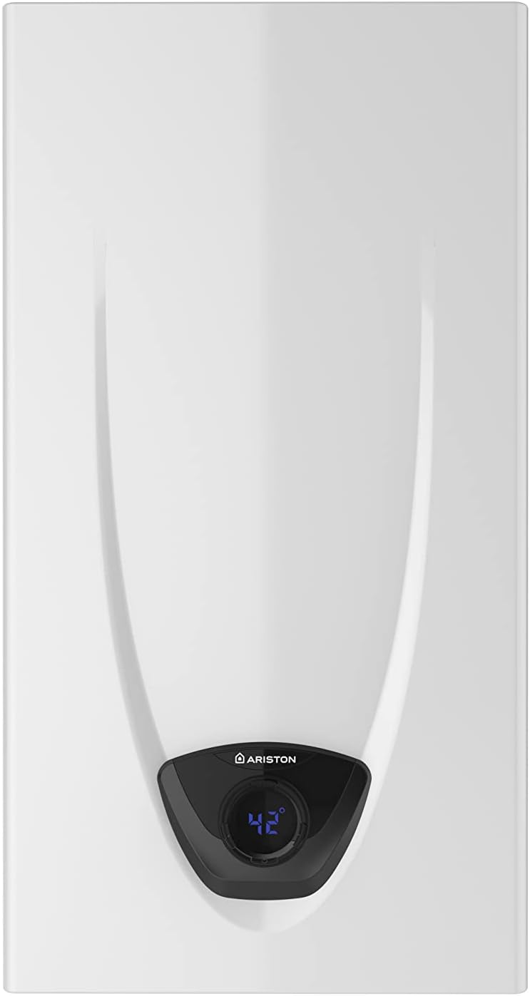 Ariston FAST EVO X DISPLAY Przepływowy gazowy podgrzewacz wody, butan lub propan, niska emisja NOx, 14 l/min,