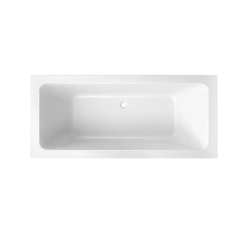 Wanna akrylowa Helmken Olympia 180x80 z akrylu lanego ze wzmocnionym korpusem z odpływem środkowym / 35100080