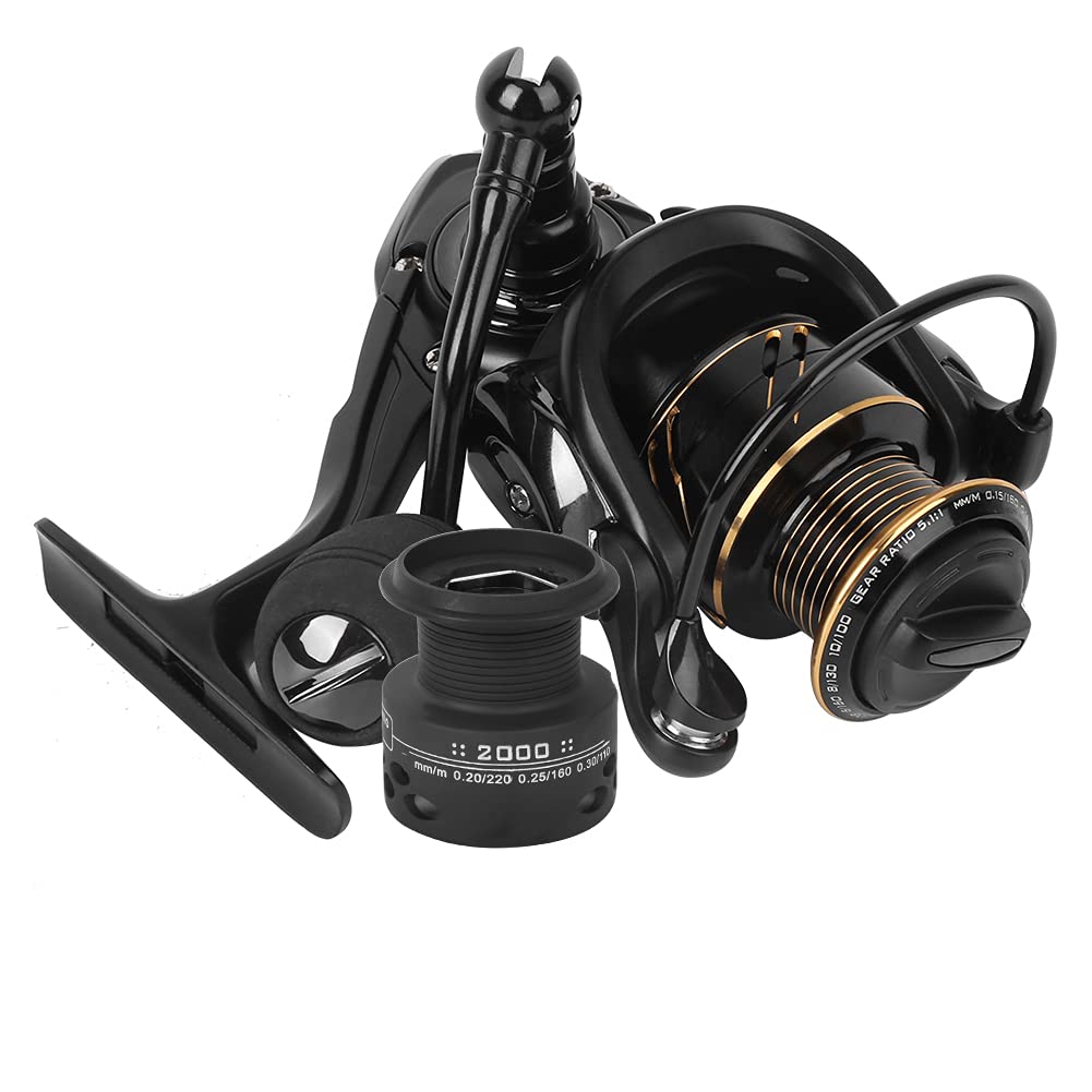 Accessorio per mulinello per attrezzi da pesca in mare con rotella per pesce in metallo di alta qualità (RT2000) - 3