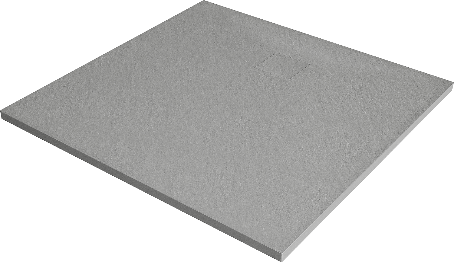 Mexen Bert brodzik kwadratowy SMC 90 x 90 cm, szary - 4K619090