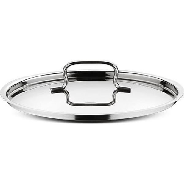 Couvercle Home Ecopoint En Acier Inoxydable 18/10 - Diamètre 22 Cm - Pour Casseroles Et Poêles (Argenté) - 10