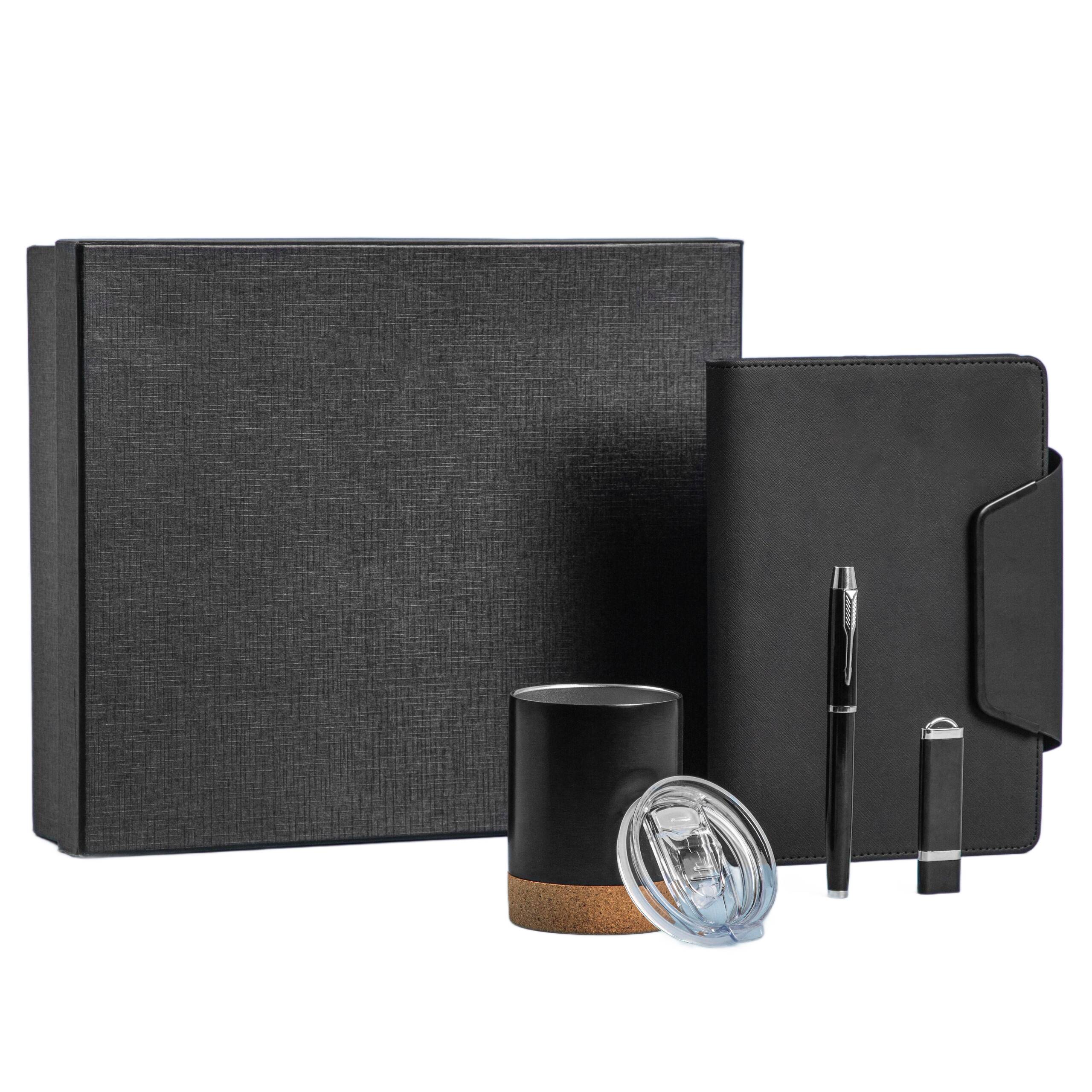 ZESTAW BIUROWY BODO NOTES, DŁUGOPIS, USB, KUBEK A5 HOMLA