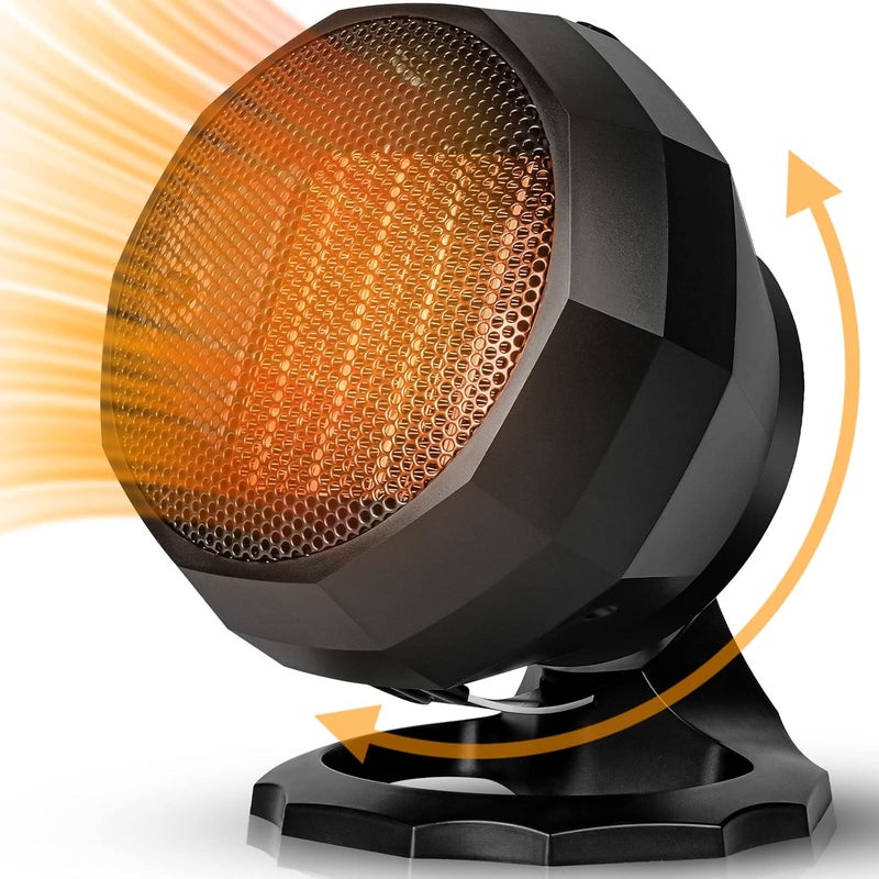 Dodatkowa nagrzewnica 1800 W, ceramiczny termowentylator PTC, nagrzewnica etryczna, inteligentny termostat, trzy ustawienia ogrzewania, grzejnik