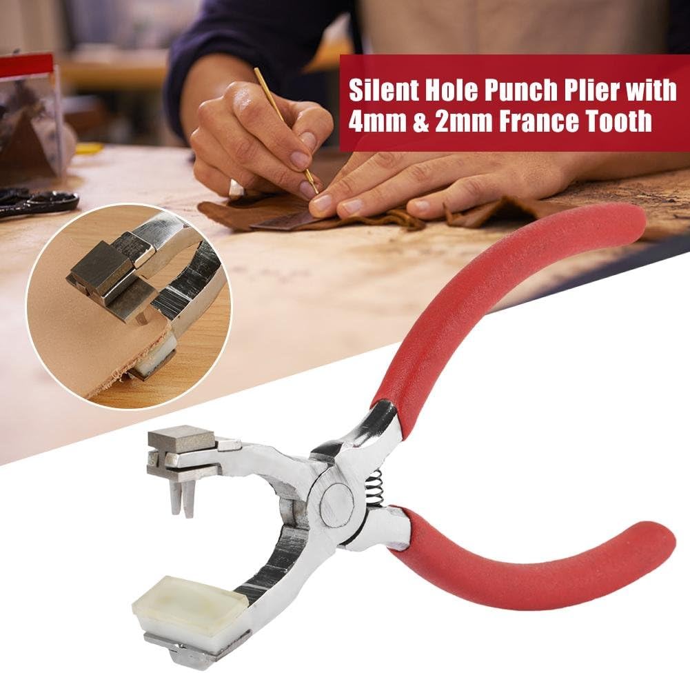 Pinza Per Perforare La Pelle Per Cinturini 'Orologio, Strumento Per Perforare La Pelle Per Carichi Pesanti Da 5 Pollici, Pinza Per Perforare La Pelle - Foto 3