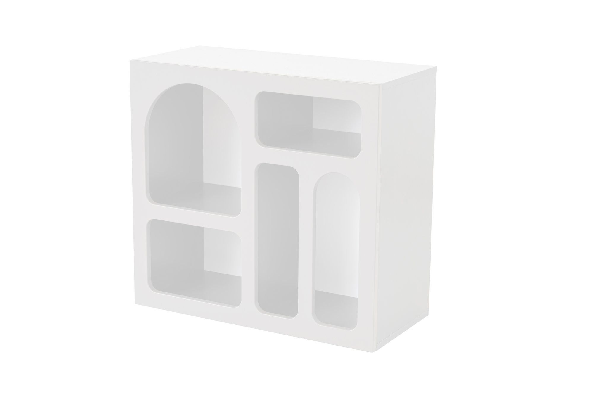 Konsola z 5 wnękami - Biały - LUELA