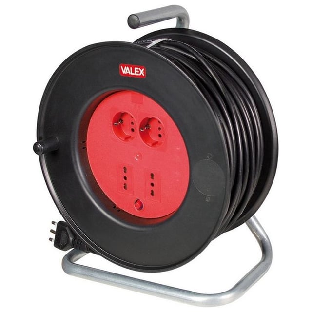 PROLUNGA ELETTRICA CON AVVOLGICAVO MAJIOR - 3x1,5 mm - 25 METRI