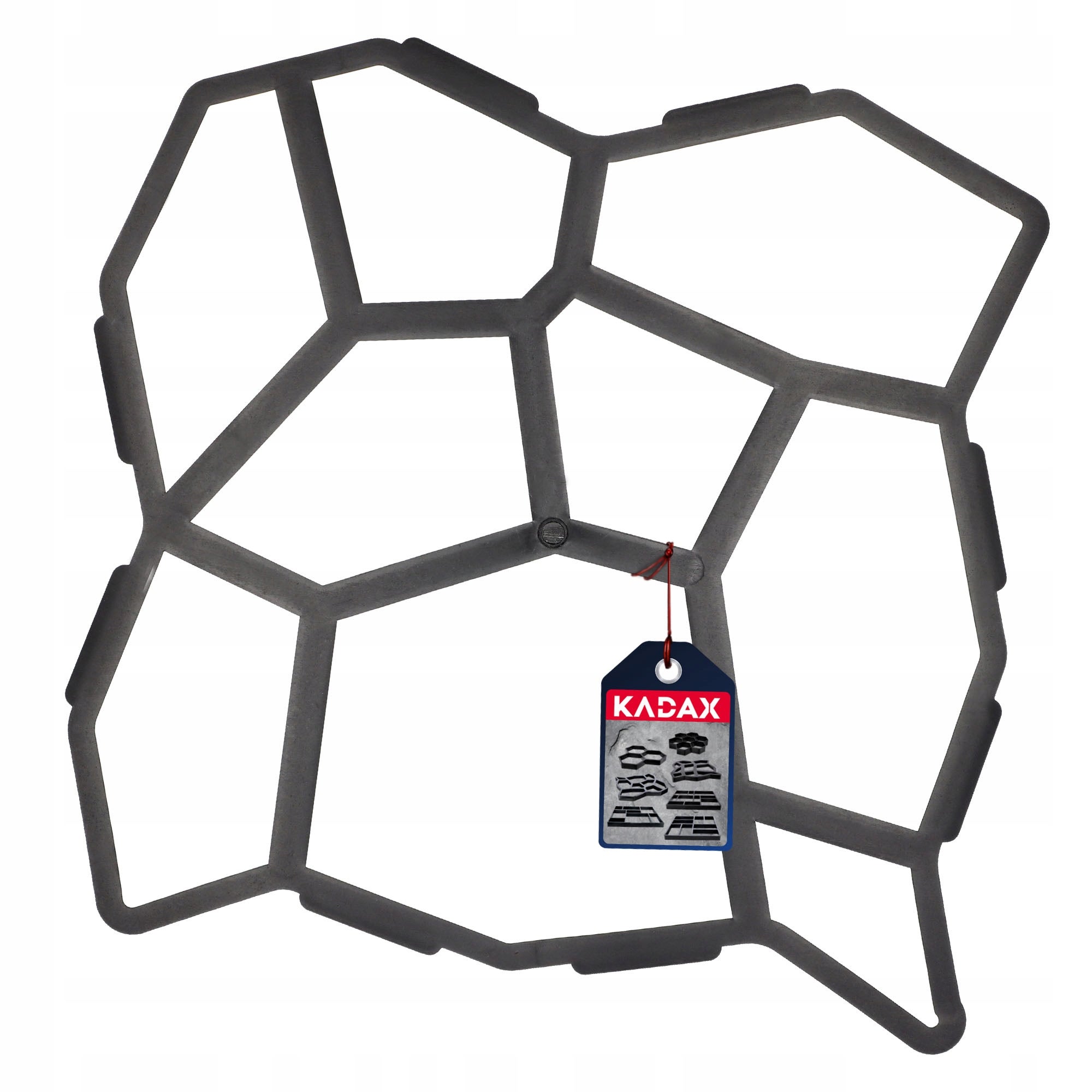 FORMA DO KOSTKI BRUKOWEJ BETONU KAMIENIA KOCIE ŁBY MATRYCA SOLIDNA 50x50cm