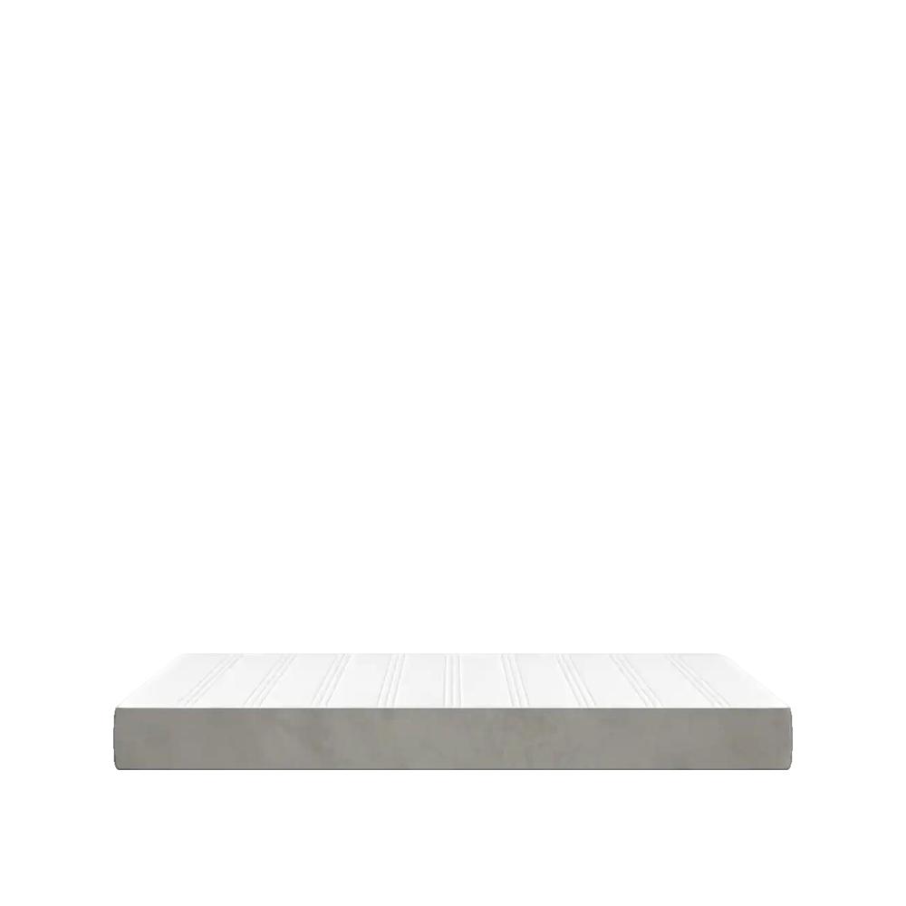 Materac vidaxl sprężyny kieszeniowe wygodny 120x220 cm jasnoszary