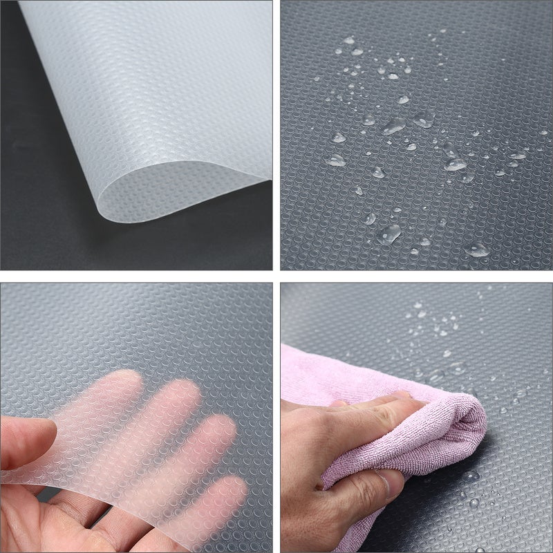 Tapete para cajones de 500 cm, fondo antideslizante, tapete antideslizante para cajones y estantes, tapete retráctil impermeable a prueba de humedad - 3