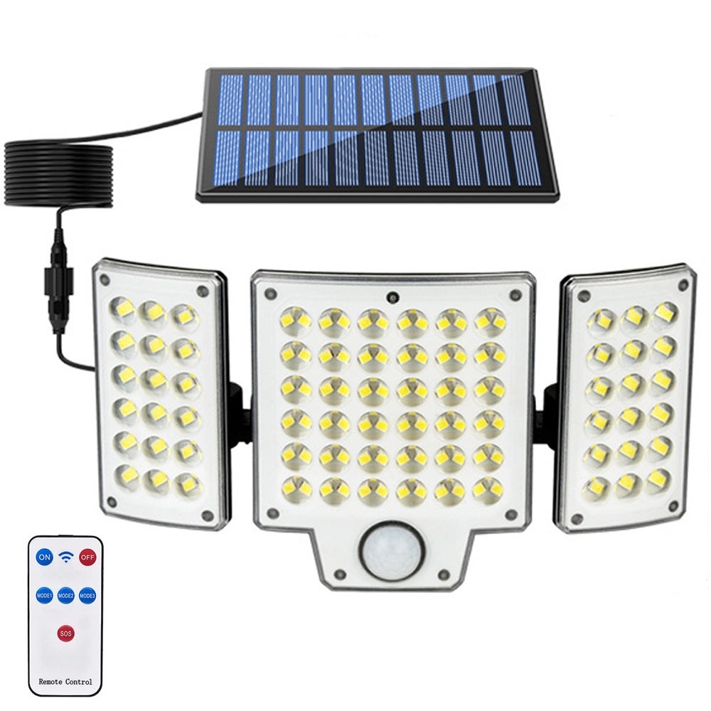 Luz solar de pared de 278 LED para exteriores, luz solar para jardín ...