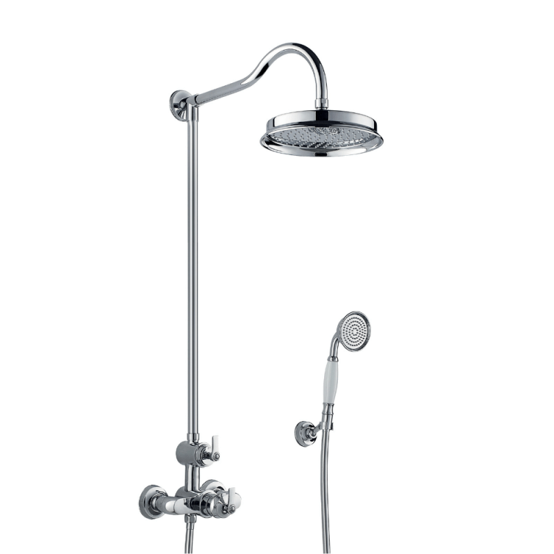 Columna de ducha termostática retro paini lady's chrome