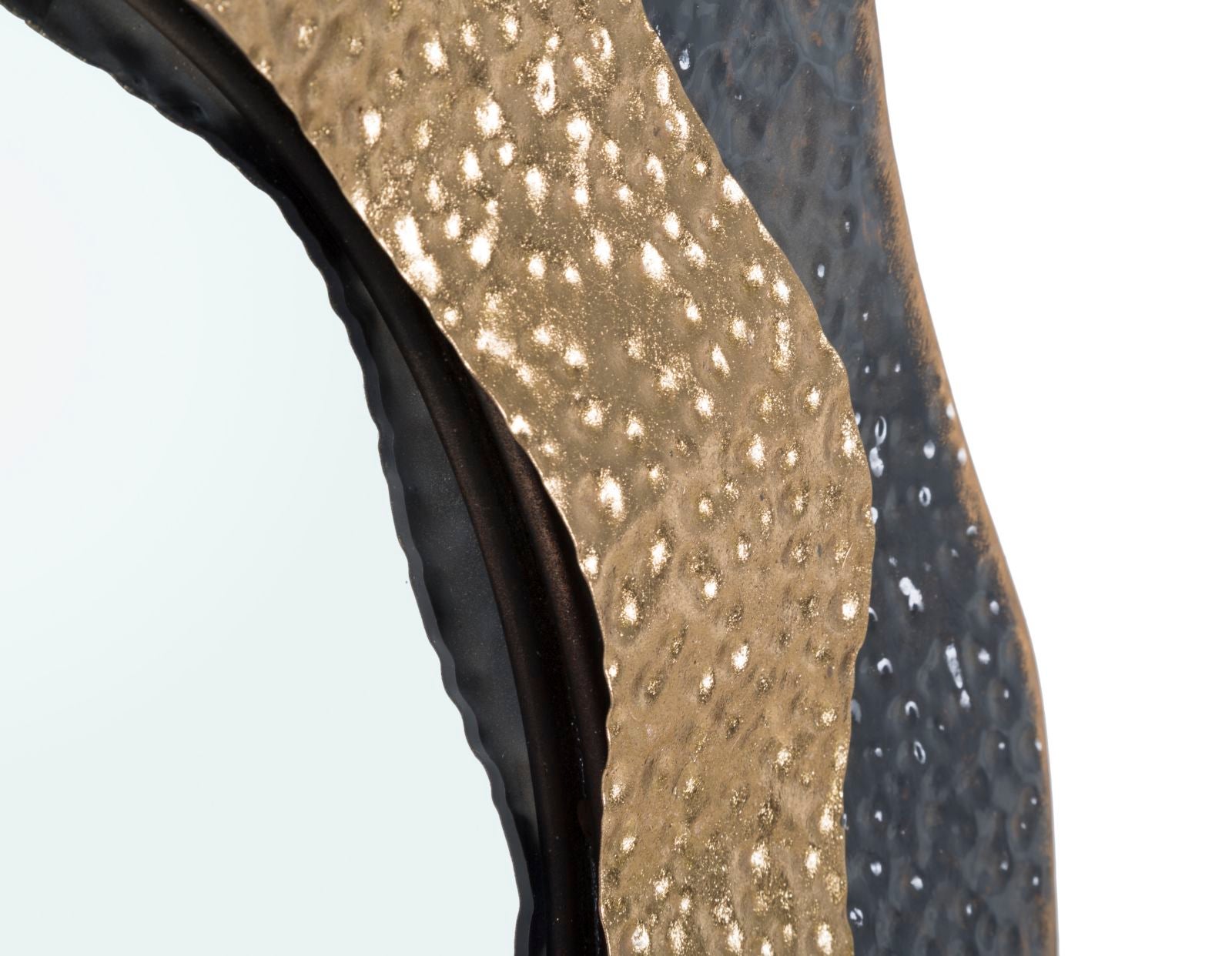 Specchio da parete rotondo cerchi in metallo multicolore Ø cm 65,5x5 - 3