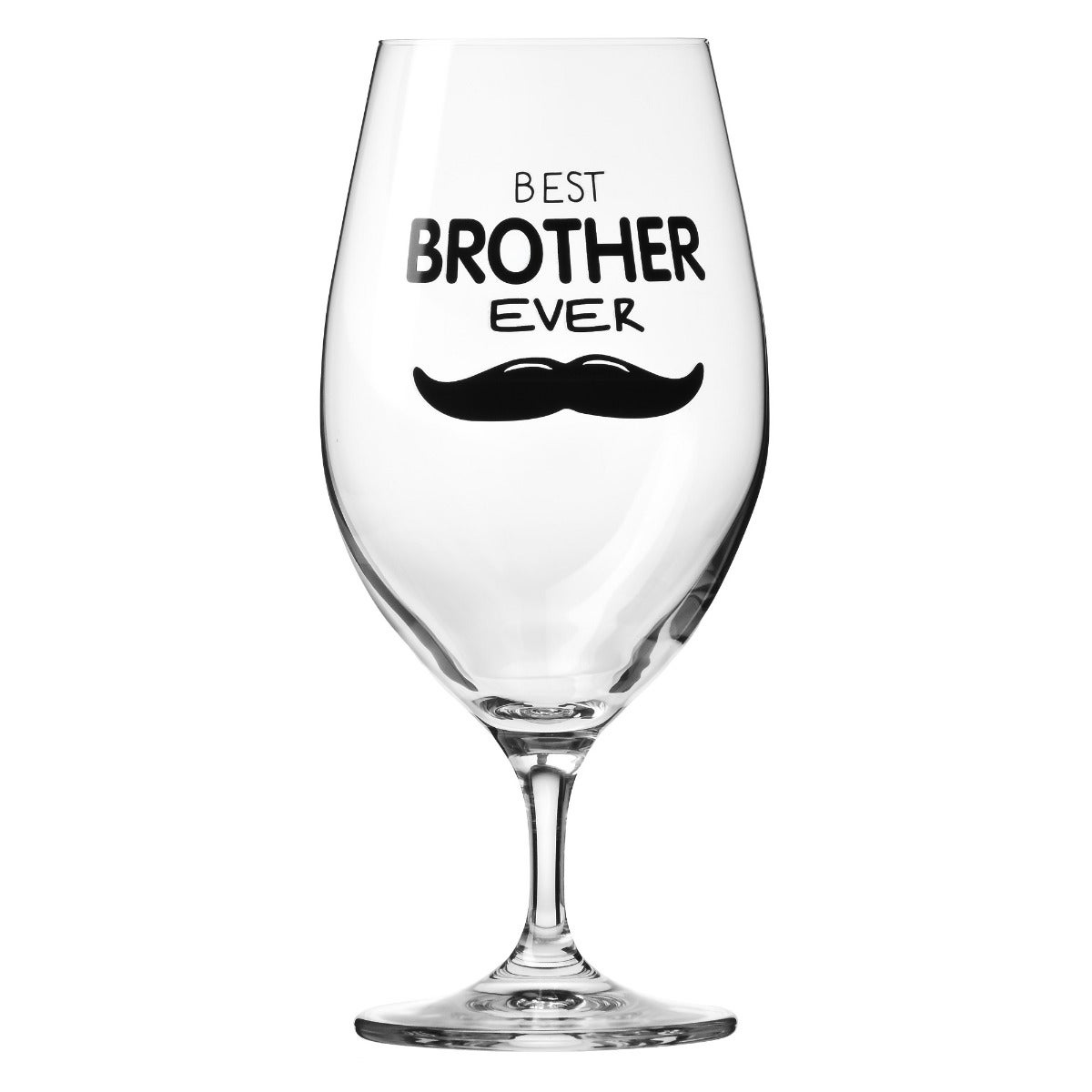 KROSNO Pokal do piwa z dedykacją dla brata BEST BROTHER EVER 400 ml