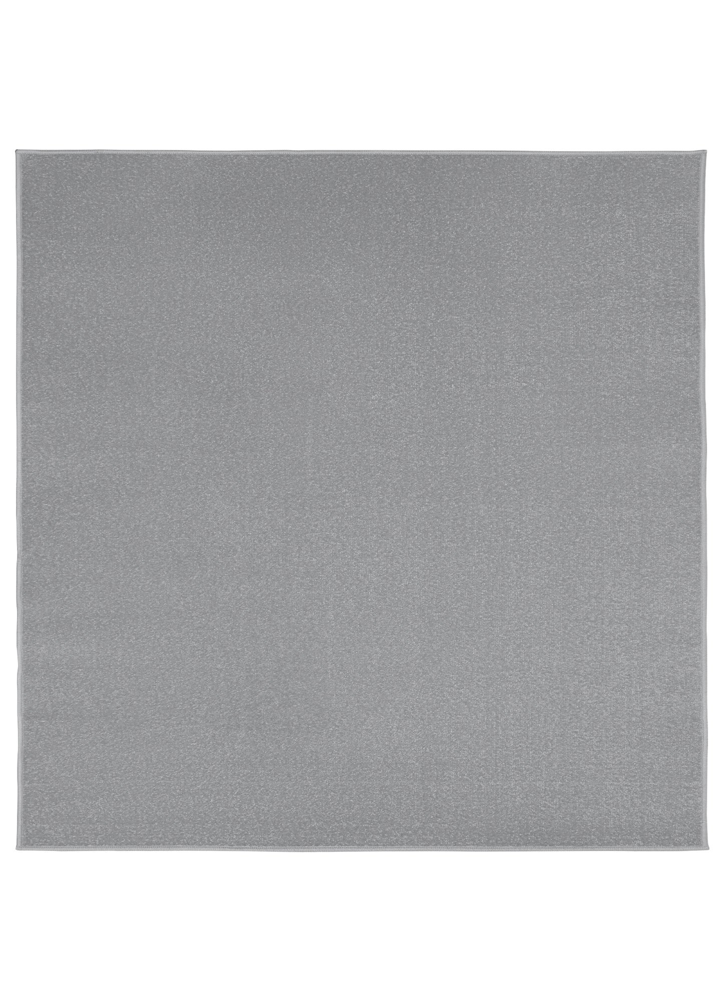 TAPISO Mono Carré Tapis Séjour Poil Court Intérieur Extérieur Moderne Gris Uni OEKO-TEX 160 x 160 cm - 2