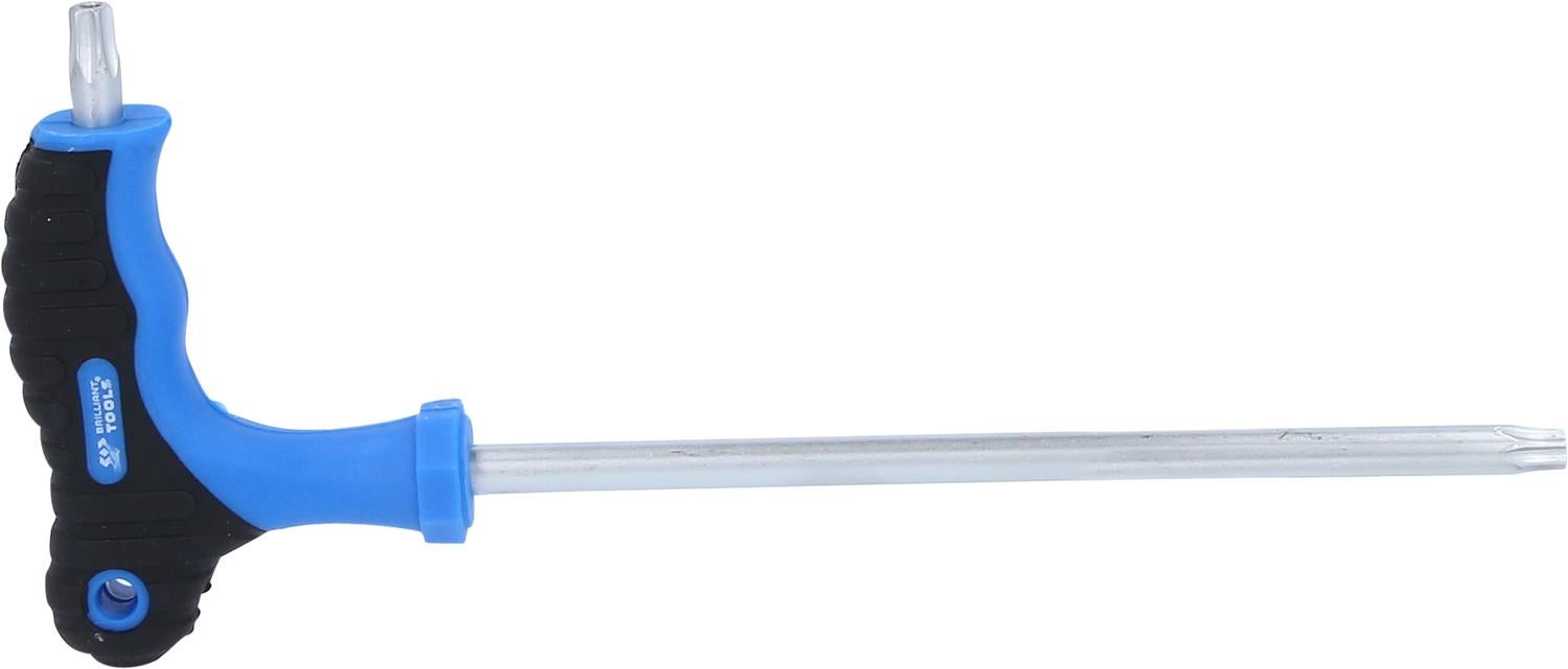 BRILLIANT TOOLS Klucz trzpieniowy Torx® z otworem czołowym w uchwycie T T40 x 150 mm - BT041017